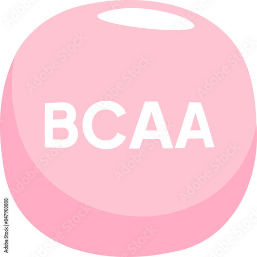 vitamin molecule BCAA icon