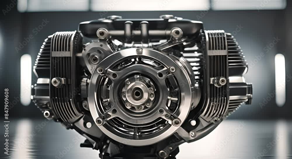 Metal machine with gears and parts. Automotive technology concept Metal machine with gears and parts. Automotive technology concept