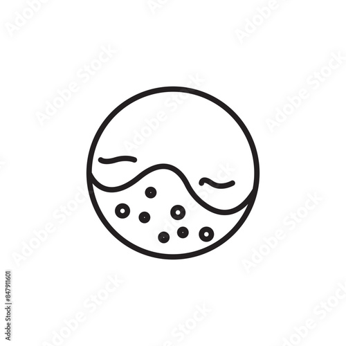 Makeup Pigment Icon Ideal for Cosmetic and Beauty Products