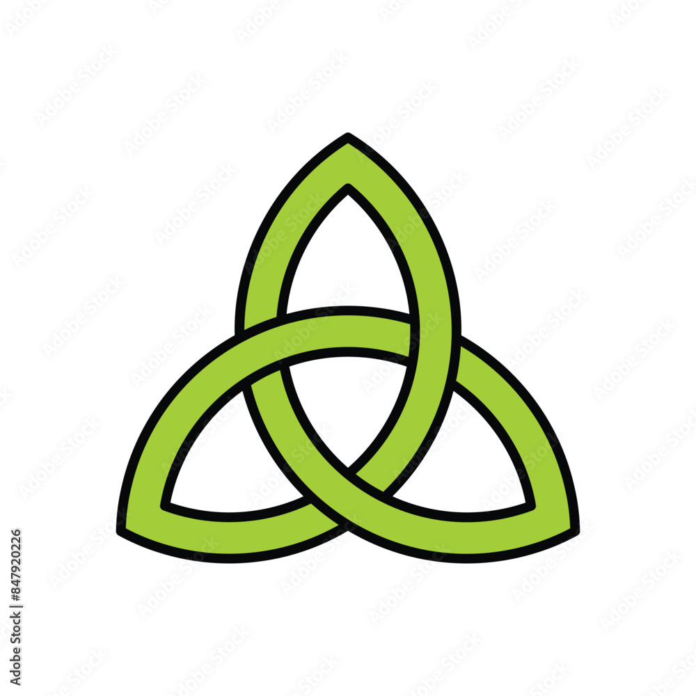 Triquetra vector icon