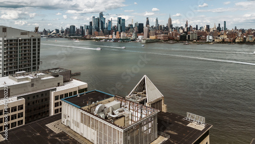 Aerial of Hoboken, New Jersey NYC photo