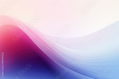 Blurred colored abstract gradient background, waves shape glowing in ultraviolet spectrum. Background for banner, backdrop or texture for 3D mapping