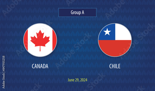 Canada vs Chile soccer scoreboard America tournament 2024