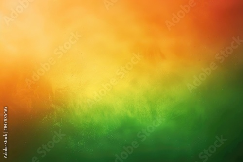 abstract watercolor image ,gradient green and orange © Anas the Majestic