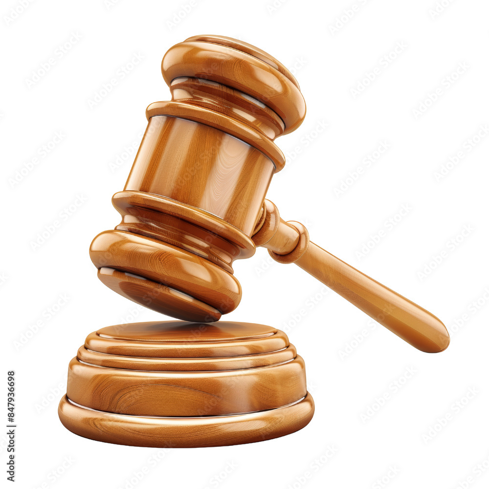 A wooden gavel resting on a block, symbolizing justice and authority. A wooden gavel resting on a block, symbolizing justice and authority.