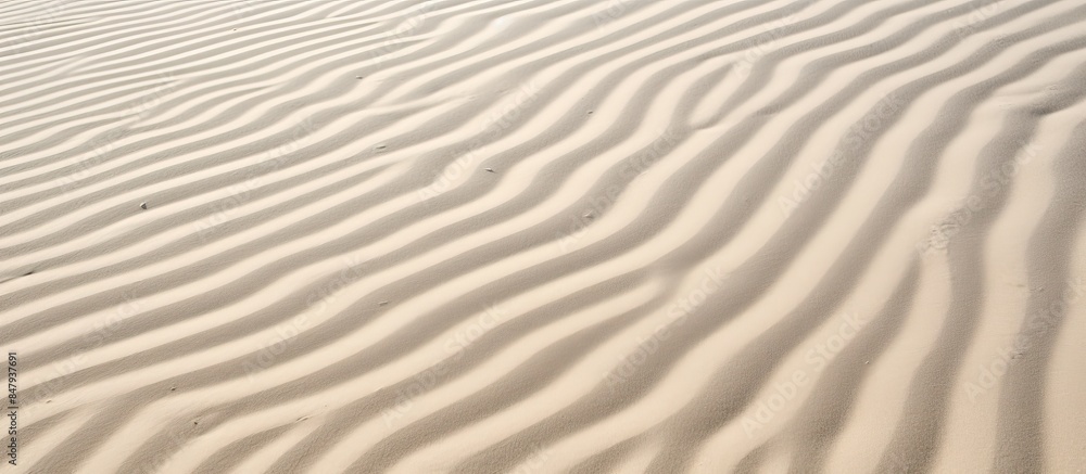 Sea sand patterns made by the wind shot in the mid day sun. Creative banner. Copyspace image Sea sand patterns made by the wind shot in the mid day sun. Creative banner. Copyspace image