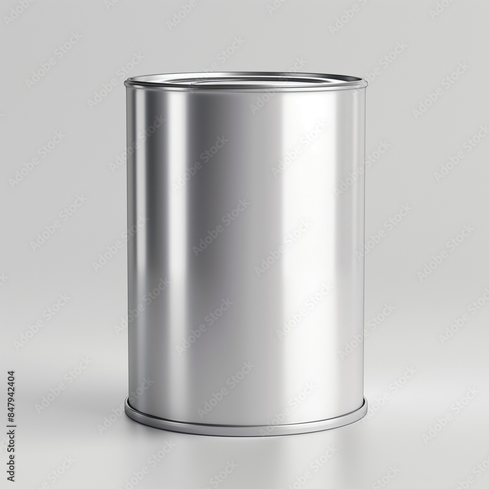 product photo Aluminum milk powder can on white background, three-dimensional image. product photo Aluminum milk powder can on white background, three-dimensional image.