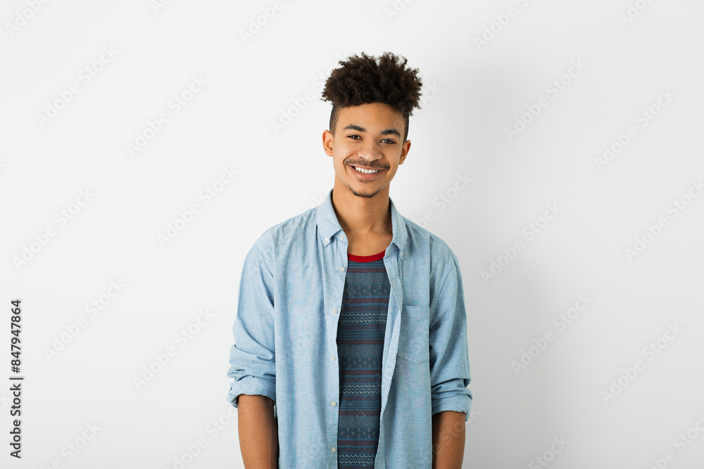 portrait of young handsome black man, african american youth portrait of young handsome black man, african american youth