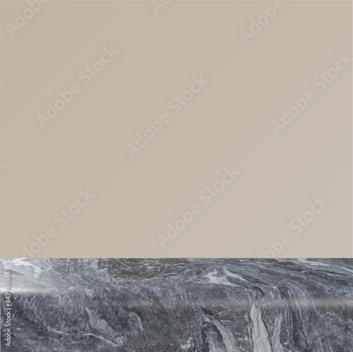 marble  table top 3d vector
