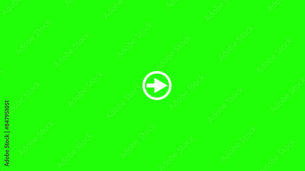 Highlight arrow shape elements of Motion graphics with a Green Screen. The arrow points to the right side on the Green Screen. Video animation of arrow sign. 4K Animated direction sign Green Screen. Highlight arrow shape elements of Motion graphics with a Green Screen. The arrow points to the right side on the Green Screen. Video animation of arrow sign. 4K Animated direction sign Green Screen.