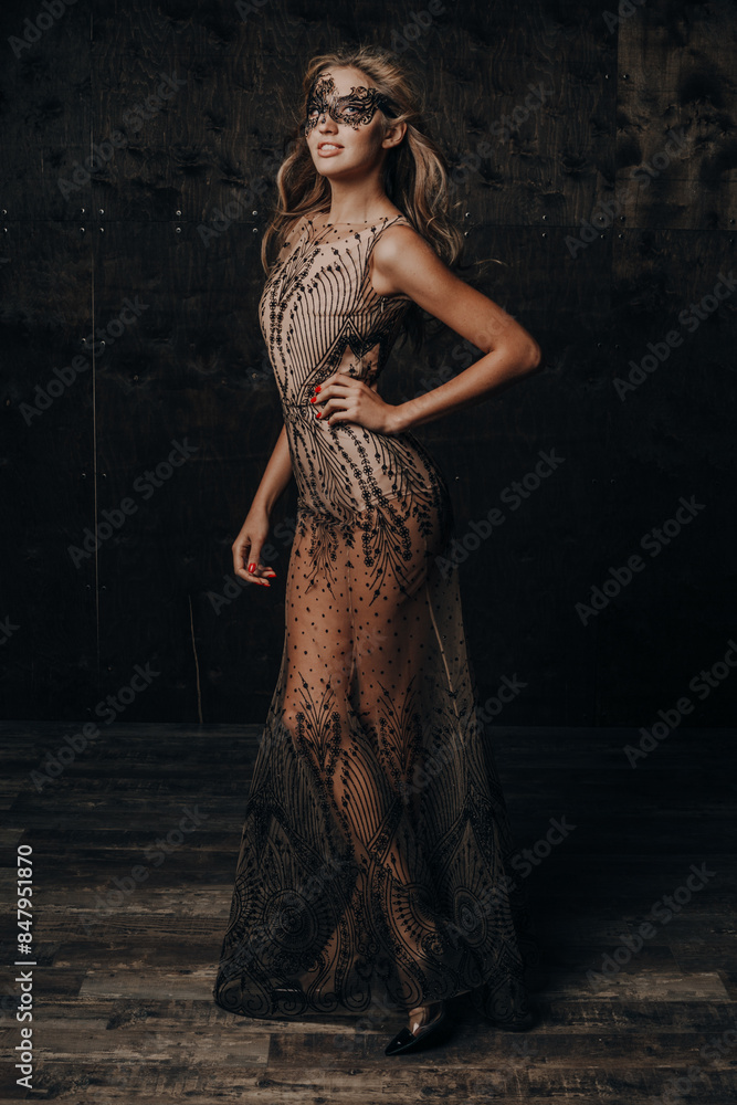 beautiful woman in carnival mask beautiful woman in carnival mask