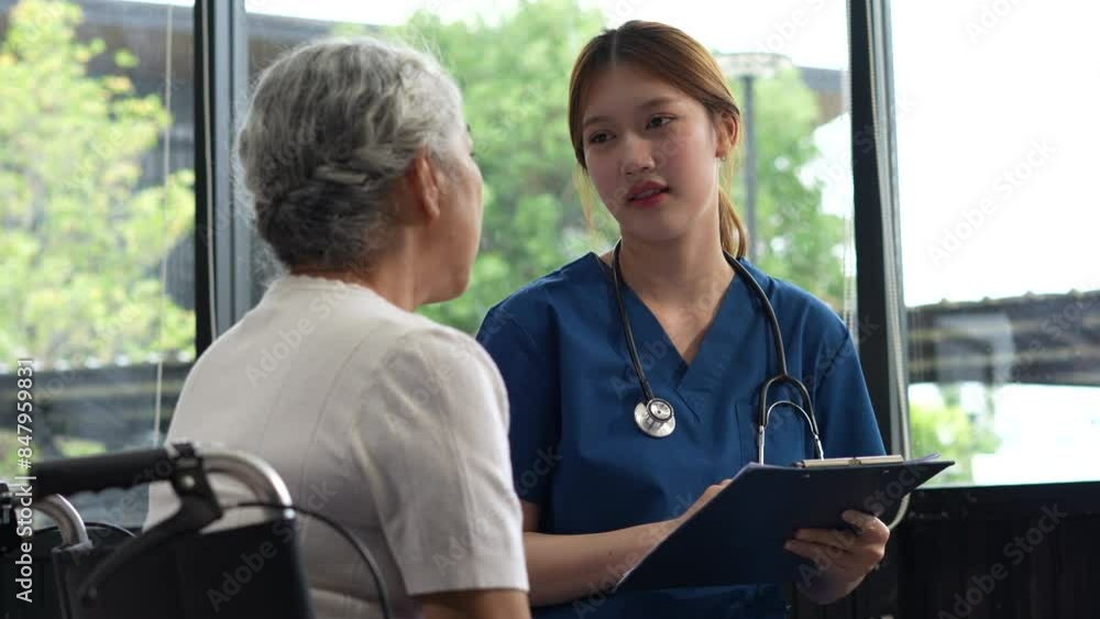 Elderly health checkups with a physician or psychiatrist who works with patients who are consulted about female or psychiatric diagnosis in a medical clinic or hospital mental health service. Elderly health checkups with a physician or psychiatrist who works with patients who are consulted about female or psychiatric diagnosis in a medical clinic or hospital mental health service.