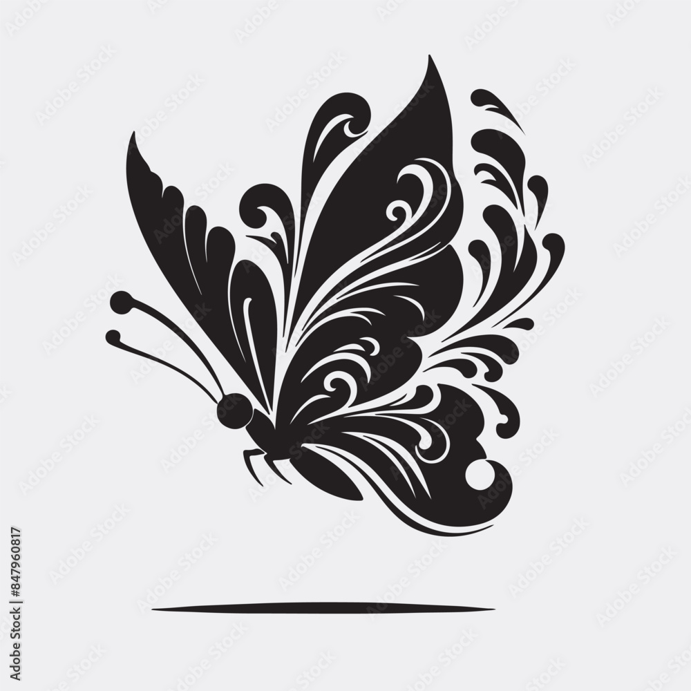butterfly silhouette art vector designs butterfly silhouette art vector designs
