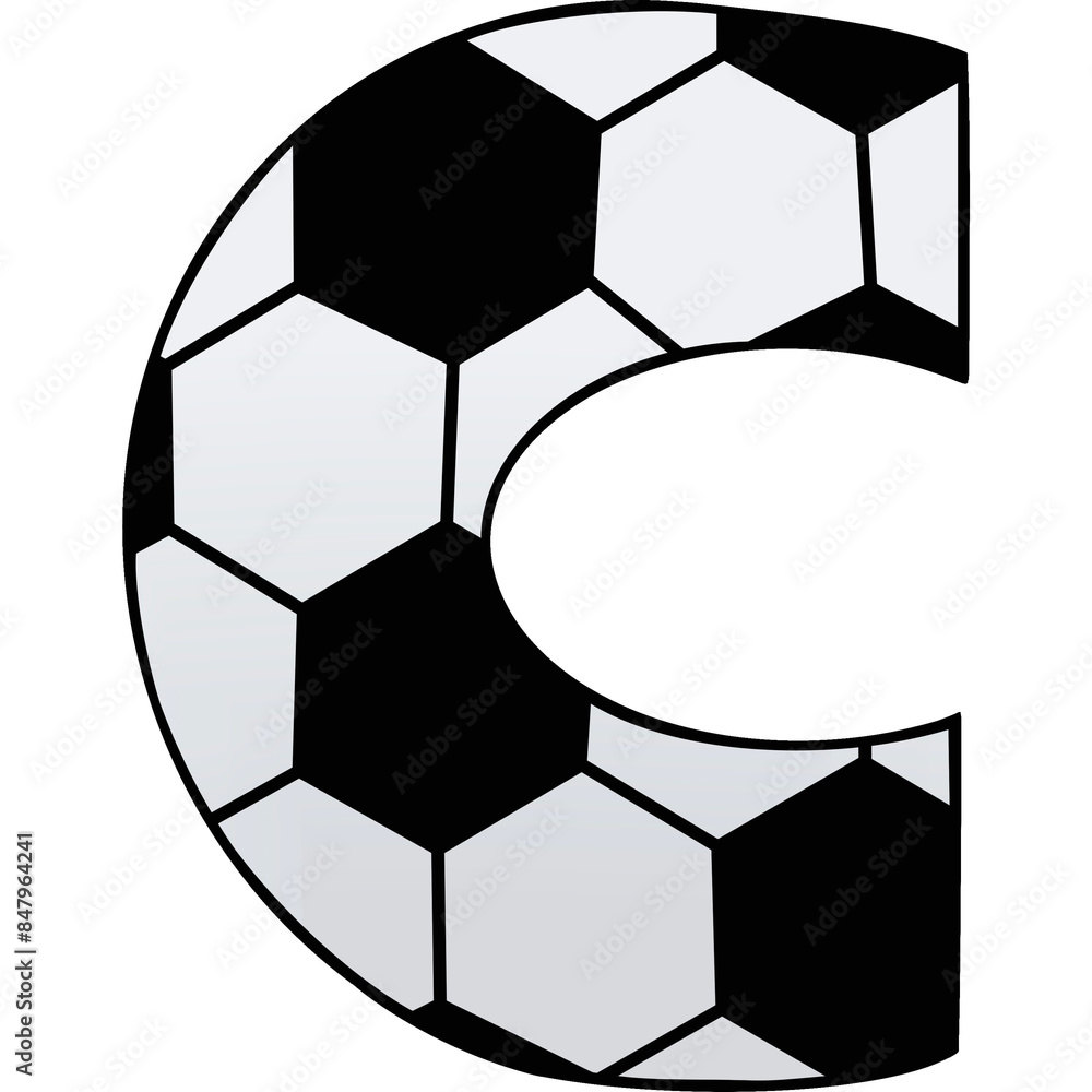 Football Alphabet C Football Alphabet C