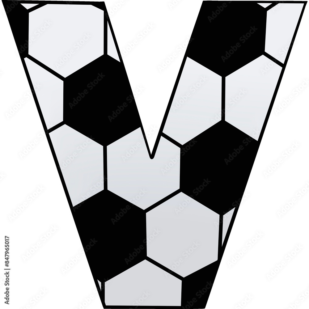 Football Alphabet V Football Alphabet V