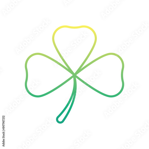 Shamrock vector icon