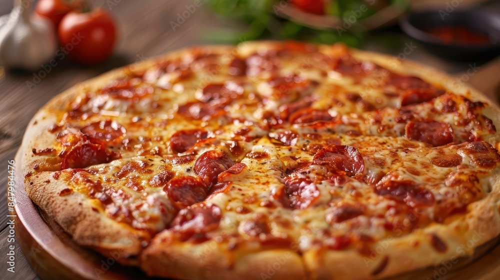 delicious pizza background