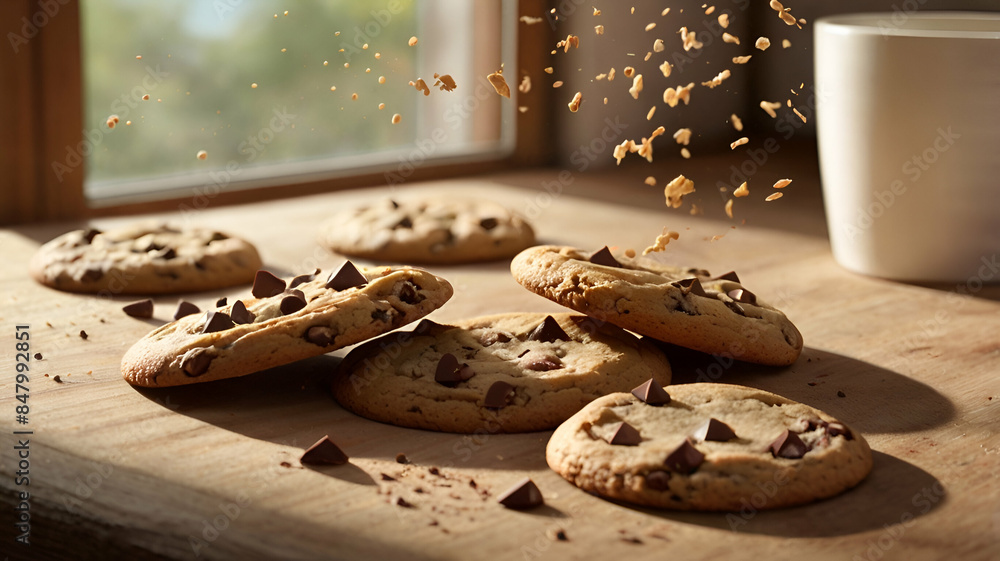 chocolate chip cookies and milk chocolate chip cookies and milk