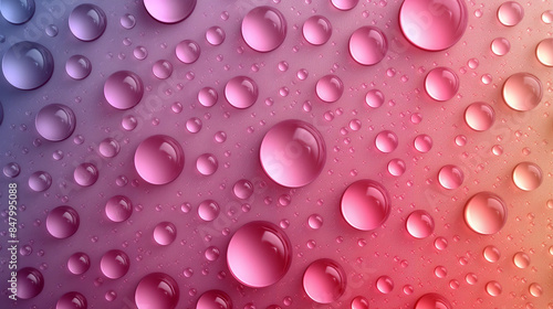 Colored Water Drops Background