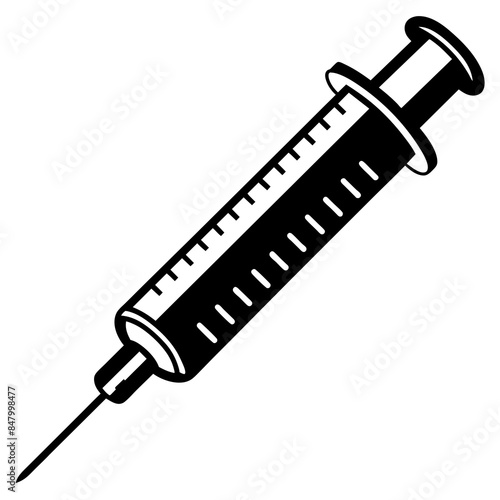 syringe vector silhouette illustration svg file