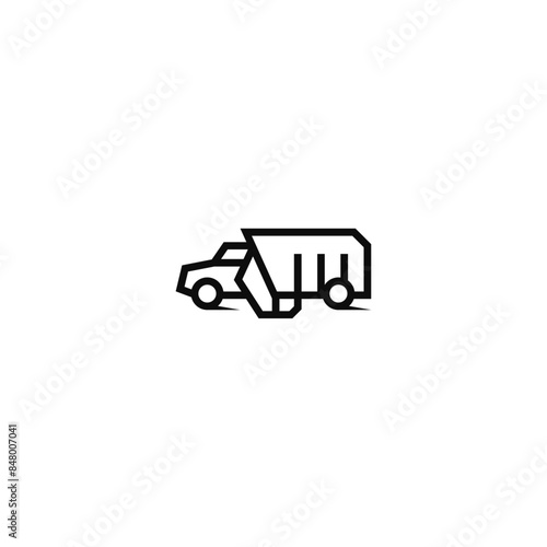 Fist truck company logo design.