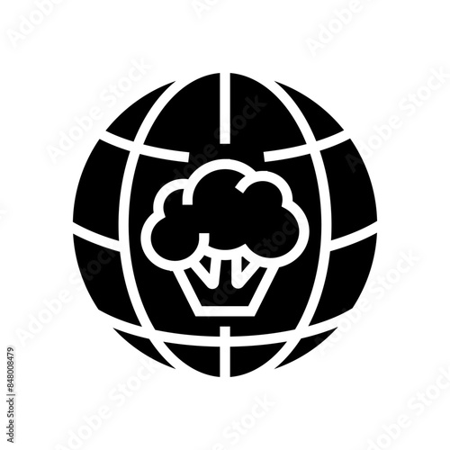 cancer world day glyph icon vector. cancer world day sign. isolated symbol illustration