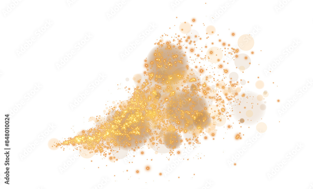 Golden dust, sparks and golden stars shine with special light. Trace of speed lines. Christmas light effect. Sparkling magic dust particles. PNG. Golden dust, sparks and golden stars shine with special light. Trace of speed lines. Christmas light effect. Sparkling magic dust particles. PNG.