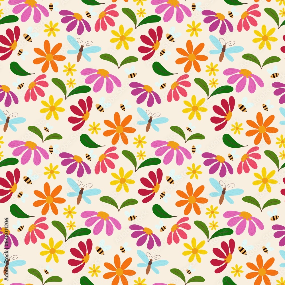 seamless floral pattern seamless floral pattern