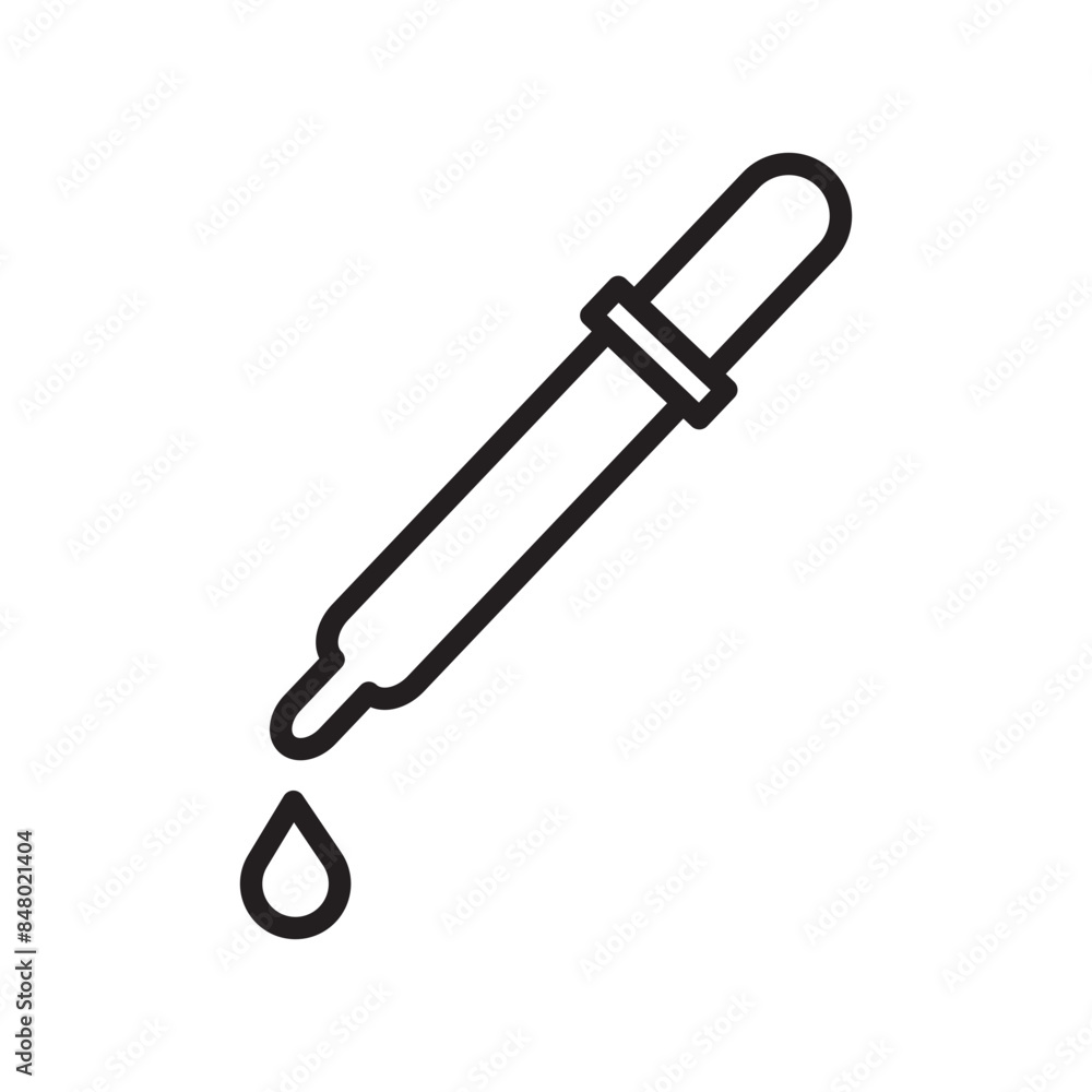 Scientific Dropper Icon Ideal for Laboratory and Medical Equipment Scientific Dropper Icon Ideal for Laboratory and Medical Equipment
