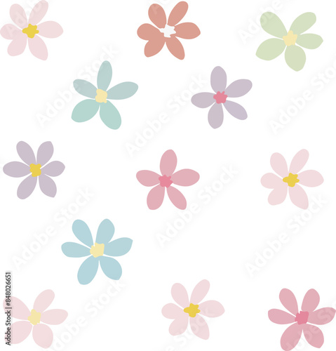 Pastel Floral Pattern © Boy