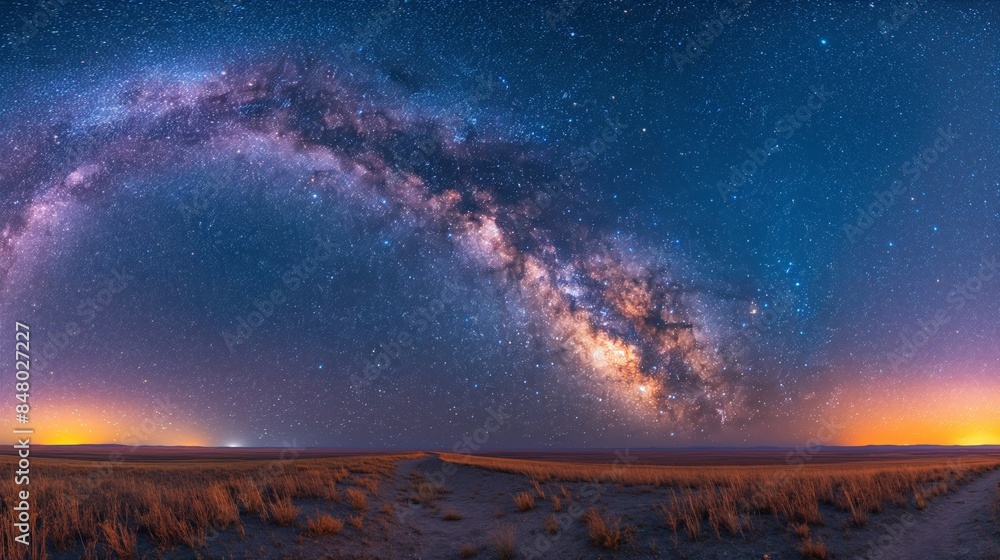 Starry Night at Zoro Dark Sky Reserve: Serene Milky Way in Kazakhstan Starry Night at Zoro Dark Sky Reserve: Serene Milky Way in Kazakhstan