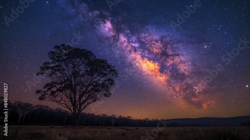 Serene Tasmania Dark Sky Reserve: Pristine Night Sky Blanketed with Countless Stars and Milky Way for Perfect Stargazing Experience