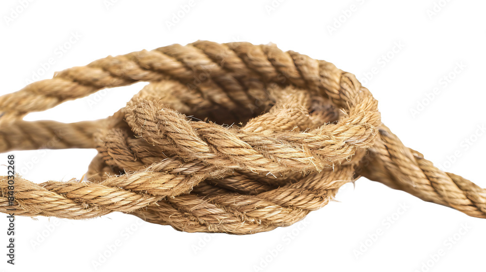 Fototapeta premium Rope On A Transparent Background