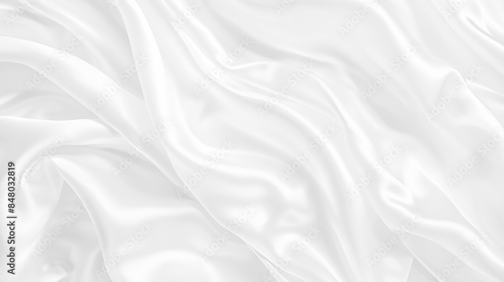 Fototapeta premium Abstract white paper wave background. White wave curve lines banner background design. White wave modern abstract background design. Space style. white background.