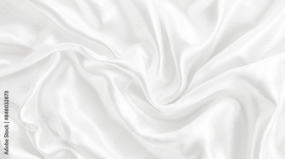 Fototapeta premium Abstract white paper wave background. White wave curve lines banner background design. White wave modern abstract background design. Space style. white background.