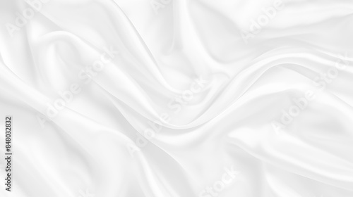 Abstract white paper wave background. White wave curve lines banner background design. White wave modern abstract background design. Space style. white background.