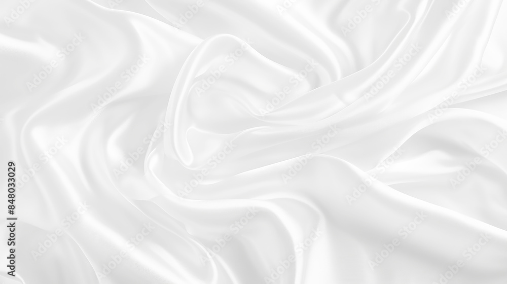 Obraz premium Abstract white paper wave background. White wave curve lines banner background design. White wave modern abstract background design. Space style. white background.