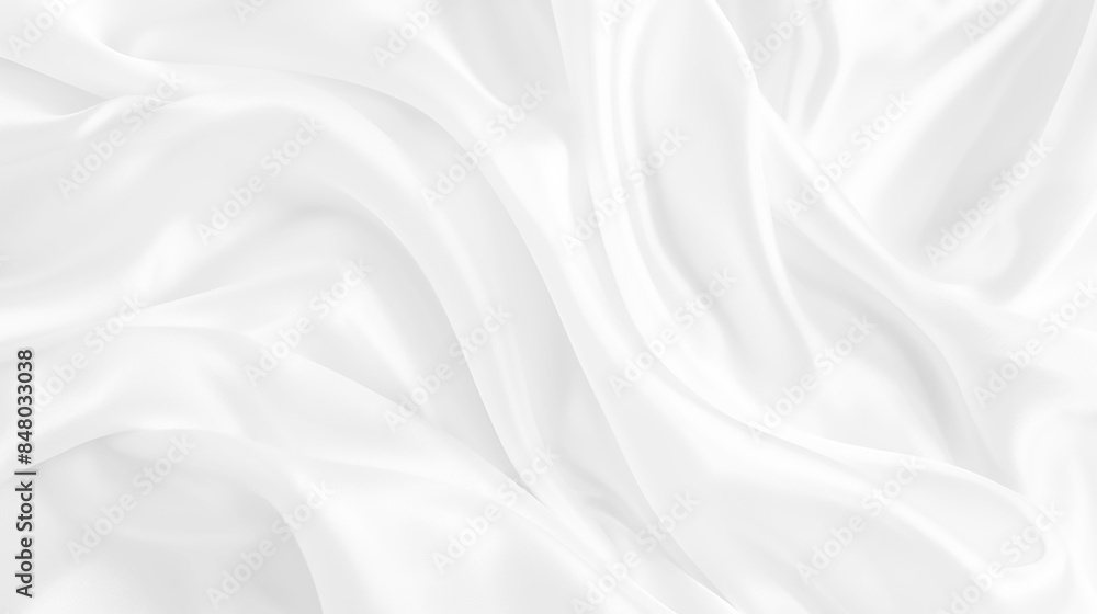 Obraz premium Abstract white paper wave background. White wave curve lines banner background design. White wave modern abstract background design. Space style. white background.