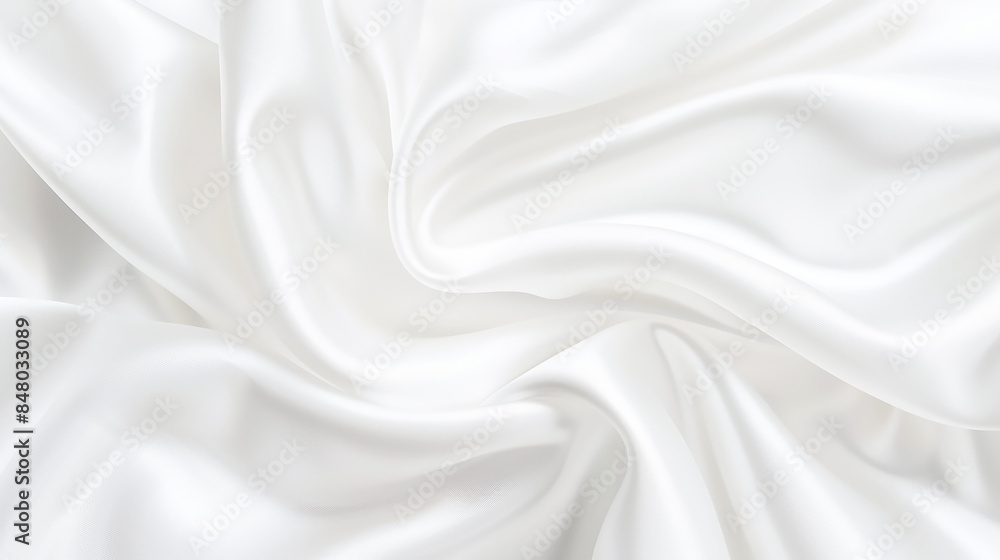 Naklejka premium Abstract white paper wave background. White wave curve lines banner background design. White wave modern abstract background design. Space style. white background.