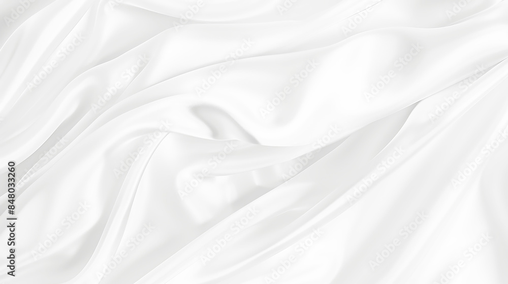 Fototapeta premium Abstract white paper wave background. White wave curve lines banner background design. White wave modern abstract background design. Space style. white background.