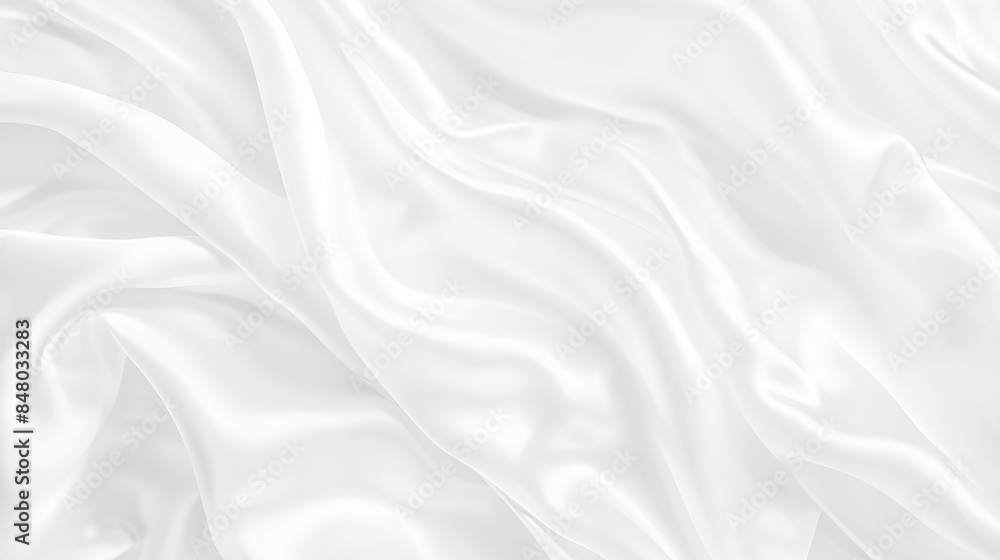 Fototapeta premium Abstract white paper wave background. White wave curve lines banner background design. White wave modern abstract background design. Space style. white background.