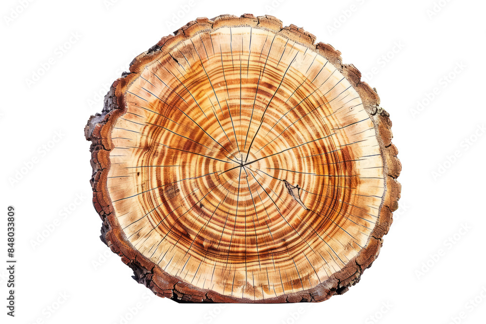 Majestic oak tree stump, concentric rings, grainy texture Majestic oak tree stump, concentric rings, grainy texture