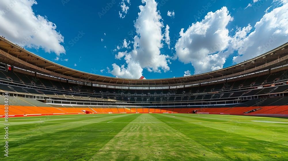 Fototapeta premium The Wanderers Stadium in Johannesburg is renowned as one of South Africa's premier cricket venues.