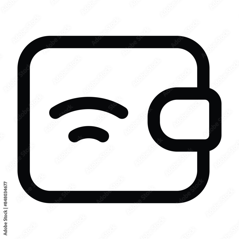 Simple Ewallet icon. The icon can be used for websites, print templates, presentation templates, illustrations, etc Simple Ewallet icon. The icon can be used for websites, print templates, presentation templates, illustrations, etc