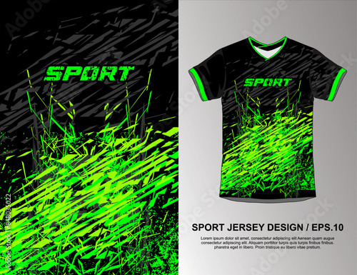 sport jersey design grunge abstract background template for apparel sportswear cycling motocross basketball soccer	