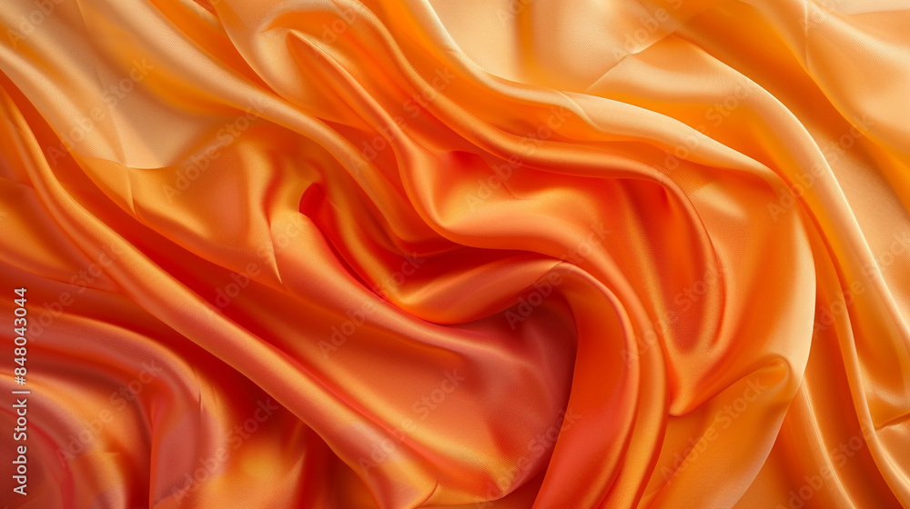 Obraz premium Orange and Tangerine silk background