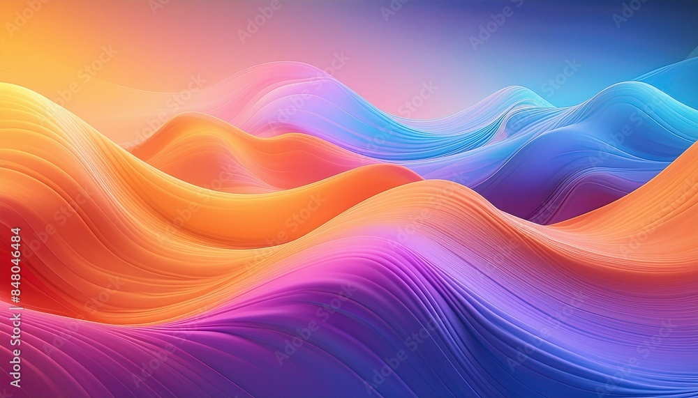 Harmonic Hues: Dynamic Gradient Effect Harmonic Hues: Dynamic Gradient Effect