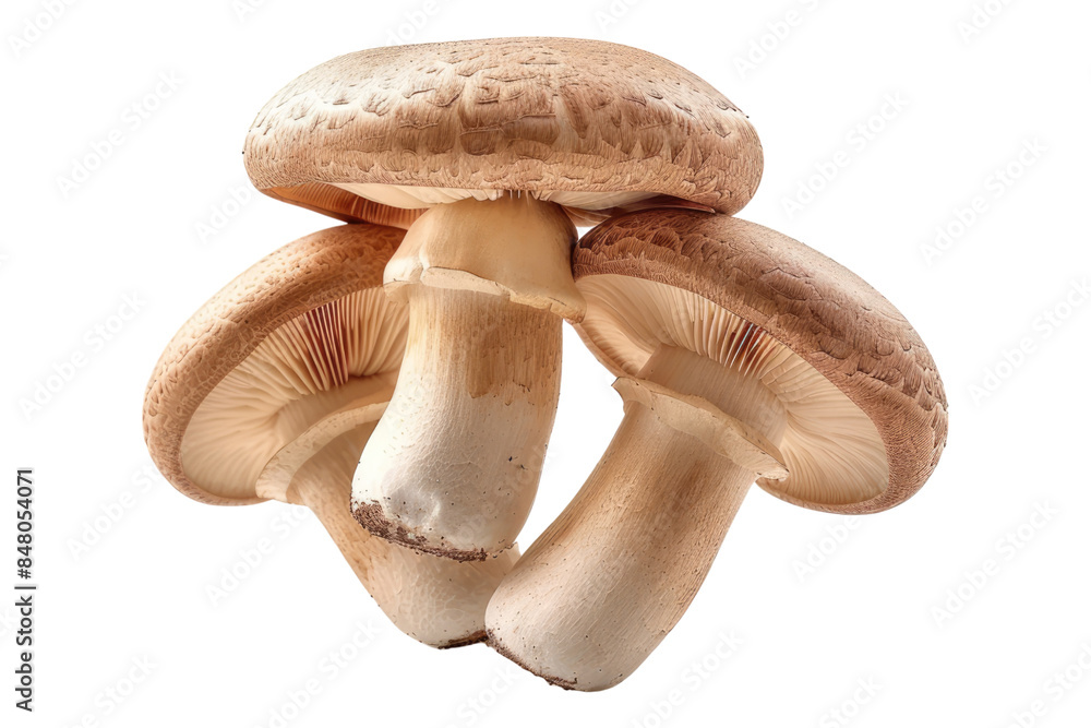 Champignon mushroom isolated on transparent background Champignon mushroom isolated on transparent background