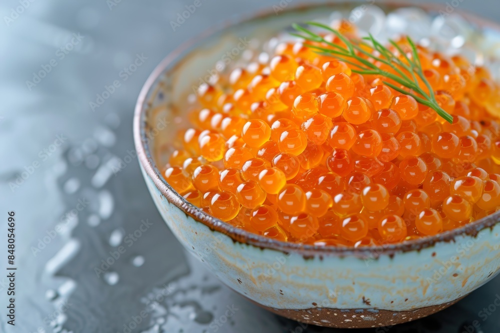 Suyu caviar is made from fish roe and has the appearan Suyu caviar is made from fish roe and has the appearan