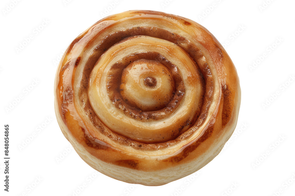 Cinnamon Swirl treat isolated on transparent background Cinnamon Swirl treat isolated on transparent background